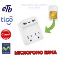 Micrófono Espía Multitoma USB en vivo