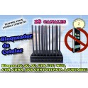 Bloqueador de celular Jammer 18 antenas de enchufar